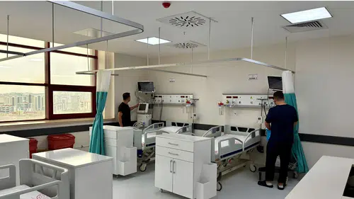Diyarbakır'da Gazi Yaşargil Hastanesi'nde 60 yatak devreye alındı, yoğun bakım kapasitesi arttı