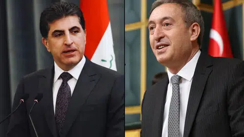 Barzani, DEM Parti Eş Genel Başkanı Bakırhan'a süreç konusunda destek sözü verdi