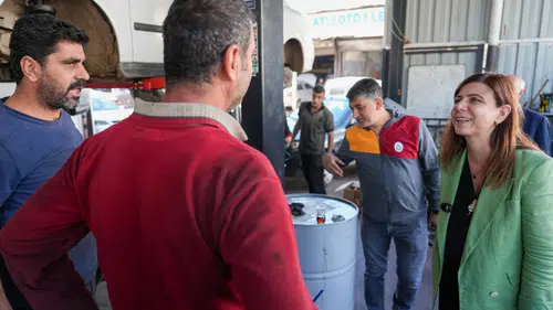 Diyarbakır'da sürpriz ziyaret: Sanayi esnafı taleplerini Eşbaşkanlara ilk elden sundu