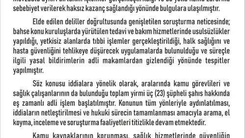 Elazığ’daki sağlık merkezlerinde milyonluk vurgun operasyonu