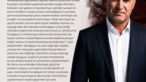 Ahmet Toprak Elazığspor başkanlığı için adaylığını duyurdu