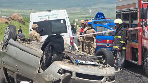 Elazığ’da kontrolden çıkan araç takla attı 1 ölü 3 yaralı
