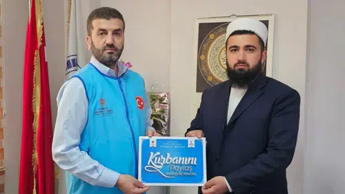 Çermikli imamdan büyük başarı 54 aileye kurban umudu oldu