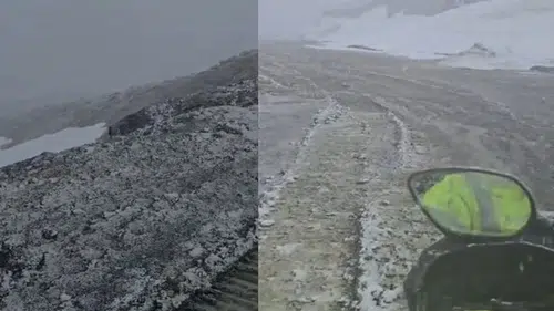 Hakkari’de bahar beklerken kar sürprizi yaşandı