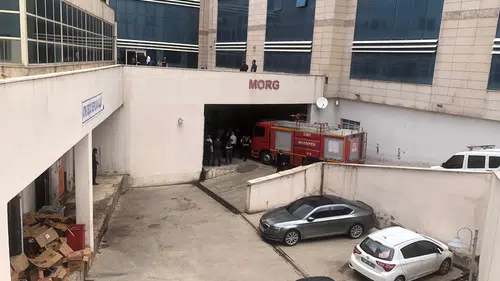 Siirt Eğitim ve Araştırma Hastanesi’nde yangın paniği