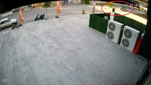 Diyarbakır Silvan Bulvarı'nda motosiklet kazası kameraya yansıdı