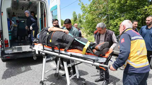 Elazığ Keban yolunda zincirleme kaza beş kişi yaralandı