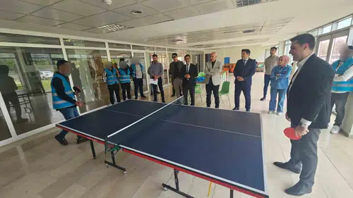 Viranşehirde denetimli serbestlik altındaki isimler sporla bir araya geldi