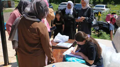 Diyarbakırlı ailelere kurban eti desteği