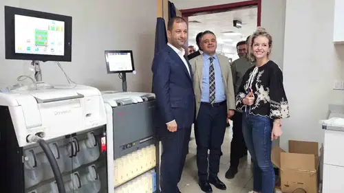 Mardin Hastanesine hayırseverden teknolojik tıbbi cihaz desteği