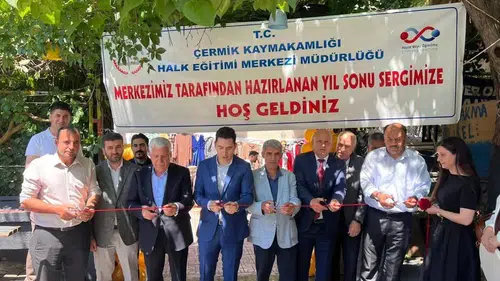 Çermikli kadınların bir yıllık emeği sergide buluştu