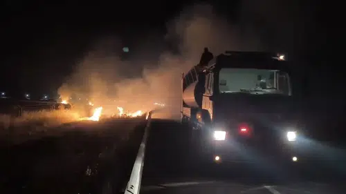 Mardin Nusaybin'de aynı anda üç farklı noktada yangın çıktı