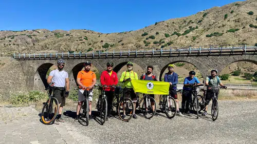 Kovancılar’dan Palu’ya 50 kilometrelik pedal yolculuğu