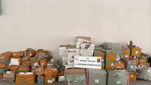 Şırnak'ta 77 milyonluk kaçak mal operasyonu