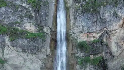 Tunceli'nin saklı cenneti Rabat Vadisi havadan görüntülendi