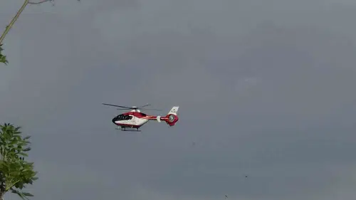 Bahçesaray'da kalp krizi geçiren hasta için gökyüzü seferber oldu