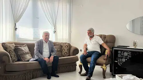 Çermik hacılarını karşıladı