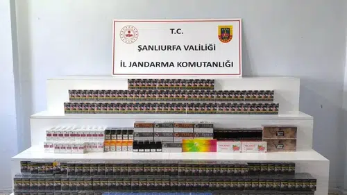 Viranşehir jandarmasından kaçak ürün operasyonu