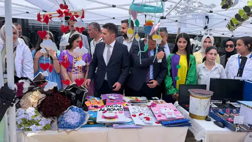 Siverekli gençler meslek lisesinde ürettiklerini görücüye çıkardı