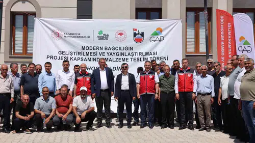 Dicleli çiftçinin bağları yeni makinelerle güçleniyor