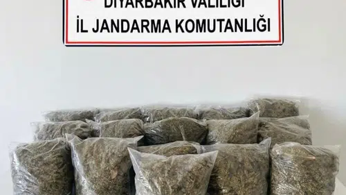 Diyarbakır jandarmasından geniş çaplı uyuşturucu operasyonu