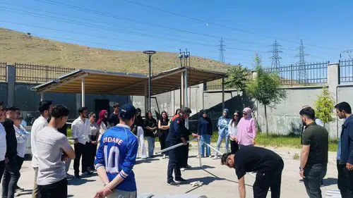 Elazığlı öğrenciler afetlere karşı uygulamalı eğitime katıldı