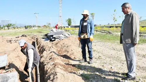 Patnos'ta altyapı mesaisi hız kazandı