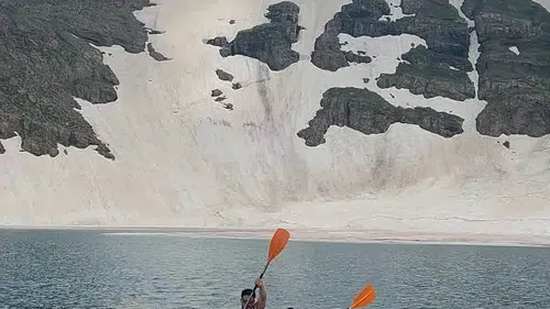 Şırnak’ın zirvesinde kano keyfi