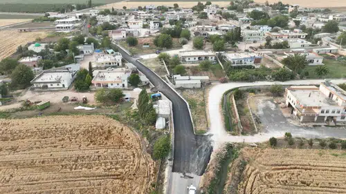 Eyyübiye yolunda asfalt çalışması hızlandı