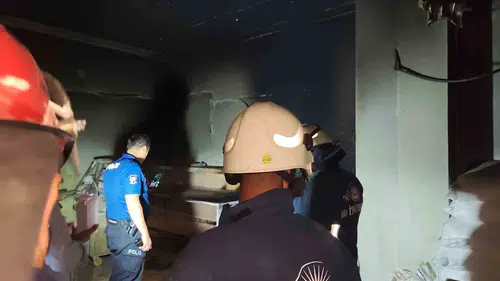 Erciş'te bir fırın yangınla kül oldu