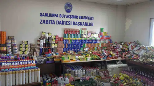 Şanlıurfa'da market raflarında zehirli ürün avı
