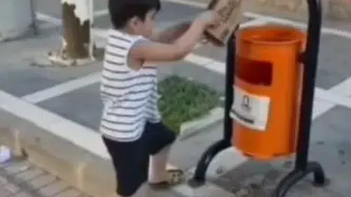 Mardinli minik Aras çevre duyarlılığıyla herkesin kalbini kazandı