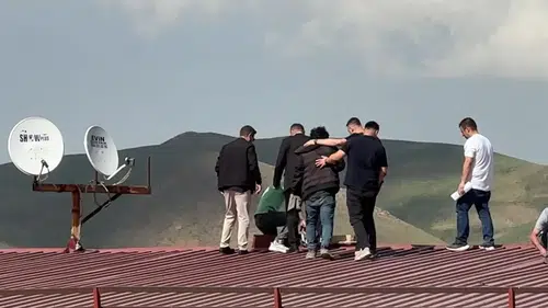 Hasan İ. Yüksekova çatısında 241. kez eyleme geçti