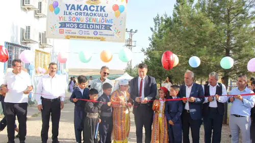 Cizre’de öğrenciler yıl sonunu şenlik havasında kutladı
