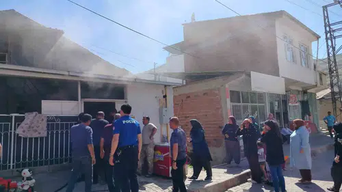 Keban'daki müstakil evde yangın paniği
