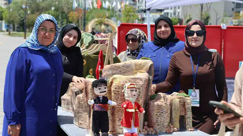 Harput Kalesi artık örgüden yapıldı