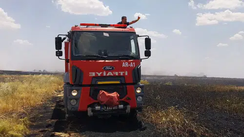 Mardin’de hasat mevsimi yangınla gölgelendi
