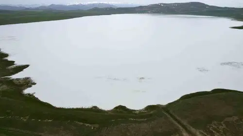Kuraklıktan kurtulan Akgöl yeniden kuşların uğrak noktası oldu