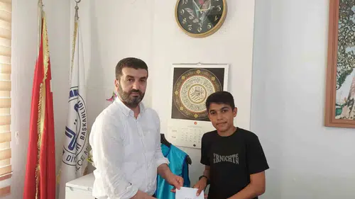 Çermik’te gençlerin bilgi yarışması başarısı ödülle taçlandı
