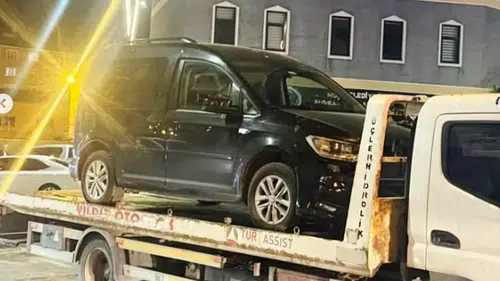 Muş merkezde zincirleme kaza Bir kurye yaralandı