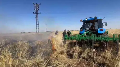 Viranşehirde bir yıllık emek elektrik kıvılcımıyla yandı