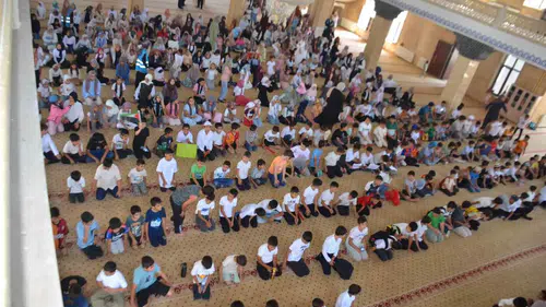 Muş Bulanıkta Yaz Okulu Öğrencileri Cami Etkinliğinde Bir Araya Geldi