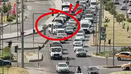 Diyarbakır trafiğinde dronla havadan denetim dönemi
