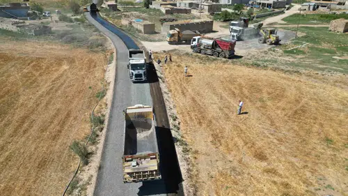 Suruç sınır hattındaki yedi mahalleye yarım asır sonra asfalt geldi