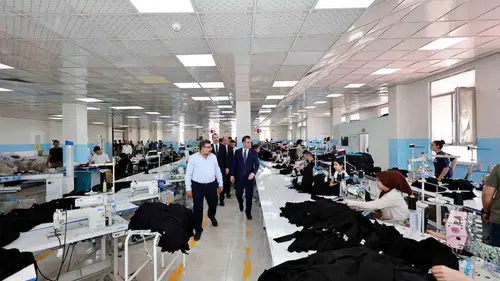 Güroymak ilçesine kazandırılacak dev tekstil tesisi için bölgede inceleme yapıldı