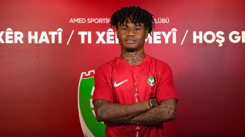 Amedspor Nijeryalı golcü Gift Orban ile sezon sonuna kadar anlaştı