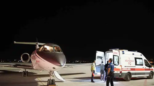 Muş’ta doğan Tülin bebek tedavi için İstanbul’a uçtu