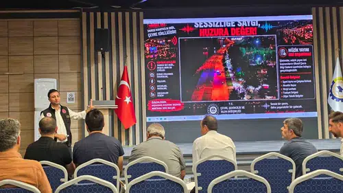 Tatvan işletmeleri için müzik yayını ve gürültü denetimi bilgilendirmesi yapıldı