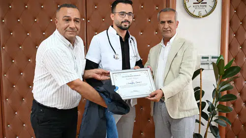 Kızıltepeli zabıta memuru gece vardiyasında okuyarak doktor oldu