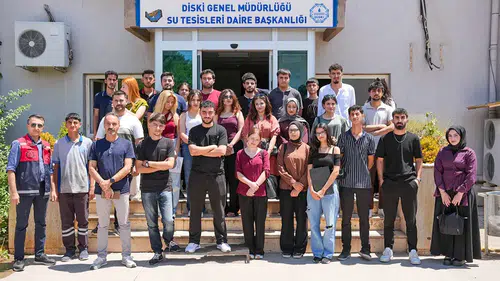Stajyerlere hayati ders: DİSKİ'de önce güvenlik, sonra saha deneyimi